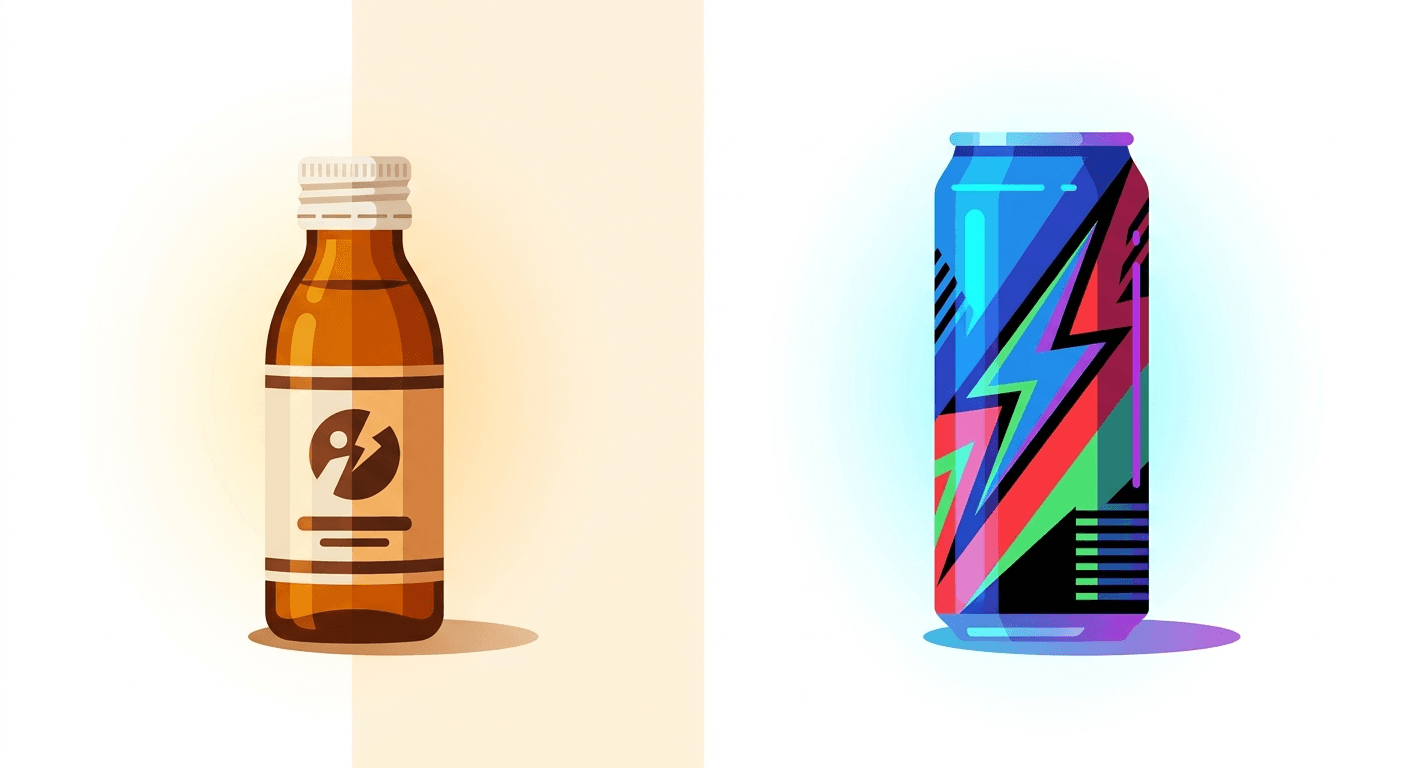 栄養ドリンクとエナジードリンクの比較