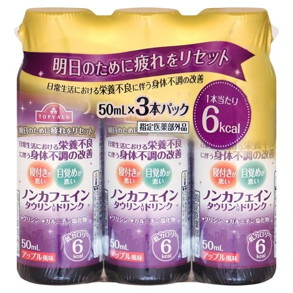 トップバリュ ノンカフェイン タウリン入りドリンク